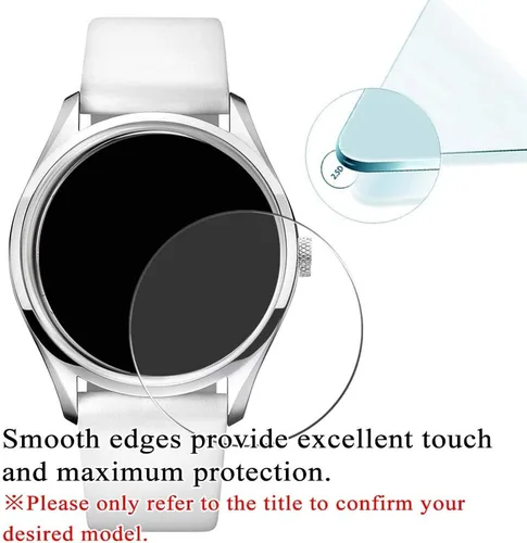 Vista 3 de Synvy - Protector de pantalla de cristal templado compatible con Tissot T1204171704100 Seastar 1000 9H Protector de pantalla Protector de pantalla