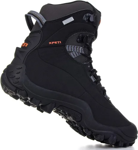Vista 7 de XPETI Thermator - Botas de senderismo ligeras y antideslizantes para hombre, Nieve