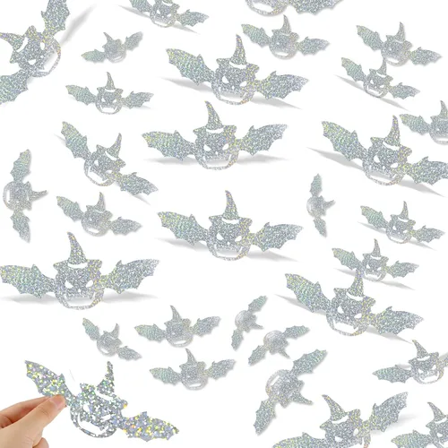 Vista 10 de 60 calcomanías 3D iridiscentes de mariposa dorada para decoración de pared Dorado
