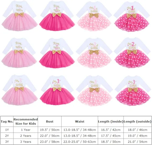 Vista 7 de Traje de ratón para niña, 1, 2, 3 cumpleaños, vestido de ratón, falda tutú de lunares, ropa de manga larga para sesión de fotos