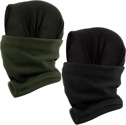 Vista 8 de XURIGOX Multifuncional Headwear Invierno Cuello Calentadores Polaina Cuello Polaina A Prueba De Viento Cubierta De La Cara Pas