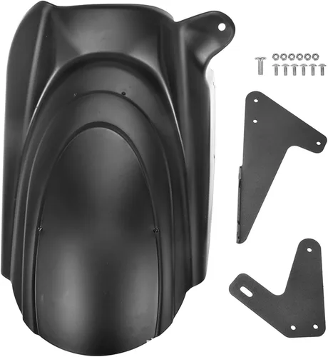 Vista 3 de Protect Wheel - Guardabarros para motocicleta, color negro, funda protectora contra salpicaduras para Kawasaki Versys 650 KLE650 2014 2015-2020