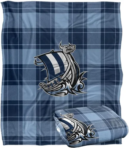 Vista 188 de LOGOVISION St John's University Campus Plaid Spirit Silky Touch Manta súper suave 36 x 58 pulgadas