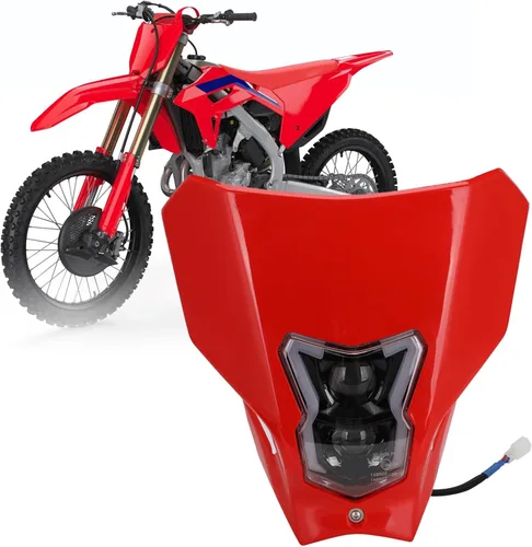 Vista 9 de Faro delantero de motocicleta universal para CRF450R CRF450L CRF450RX CRF250L CRF250L RALLY CRF300L CRF300L RALLY CRF250R CRF250F negro