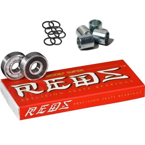 Vista 6 de Bones Reds - Rodamientos para patineta, 8 unidades Huesos Rojos