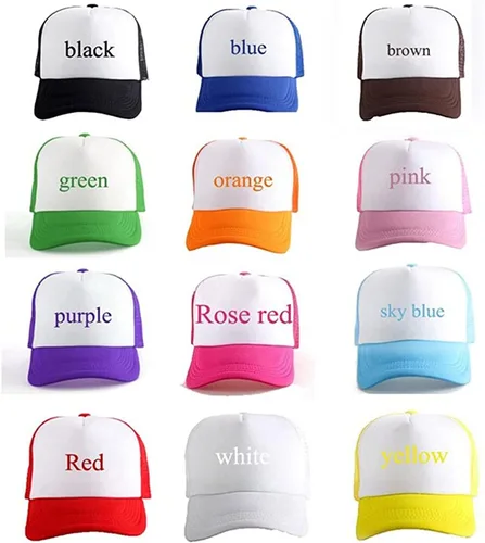 Vista 6 de Gorra de béisbol de malla personalizada con diseño personalizado, diseño personalizado