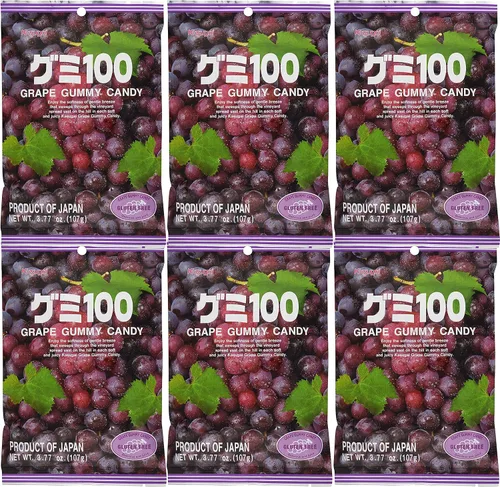 Vista 27 de Kasugai Fruit Assort - Caramelos de gomitas de 3.59 onzas (paquete de 3)