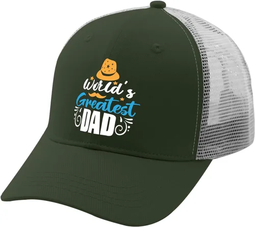 Vista 2 de devor Dad Hats Worlds Greatest Dad Baseball Cap for Women Graphic Denim Baseball Caps Adjustable