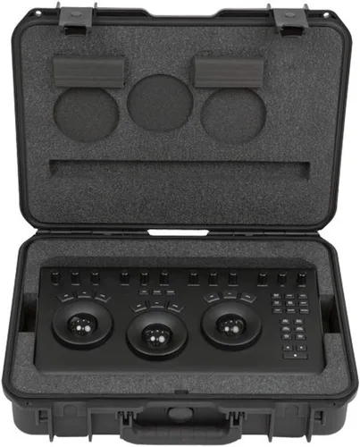 Vista 2 de SKB Cases 3i-18135DAV iSeries - Funda compatible con Blackmagic Design Davinci Resolve Micro Panel, resina de copolímero de polipropileno, sistema