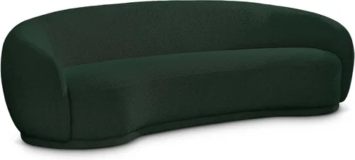 Vista 19 de Meridian Furniture 693Black-S Hyde Collection Modern Sofá tapizado de tela Boucle contemporáneo, negro, 89.5 pulgadas de ancho x 38 pulgadas