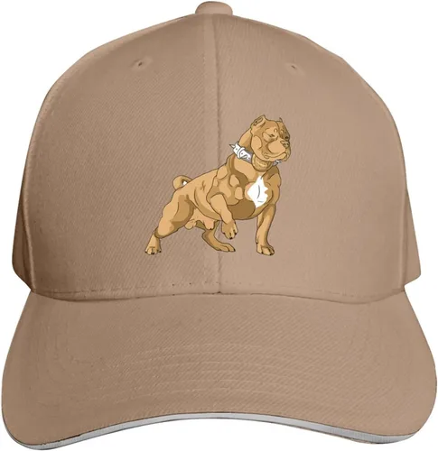 Vista 2 de American Bully Hat Gorra de béisbol Gorra de lengua de pato Gorra al aire libre Moda Negro