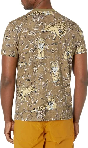 Vista 2 de GUESS Camiseta de manga corta Jungle Tiger para hombre