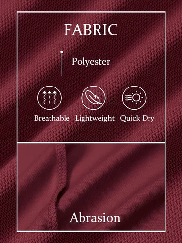 Vista 6 de TACVASEN Camisa de golf para hombre Dry Fit Polo de manga corta de rendimiento Polos de golf para hombres con cuello camisas de trabajo
