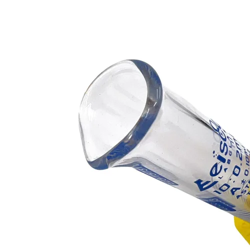 Vista 2 de Eisco Laboratorios - Cilindro graduado, 0.3 fl oz - ASTM, Clase A - Tolerancia ±0.0.3 fl oz - Collar protector, base hexagonal - Graduaciones azules