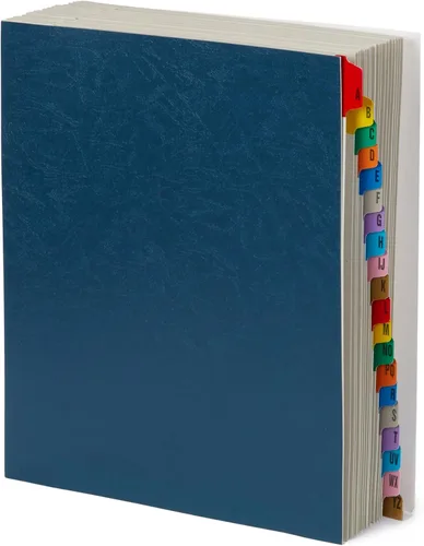 Vista 9 de Blue Summit - Organizador de archivos de escritorio expandible, organizador de archivos alfabético, clasificador de escritorio, tamaño carta, 20