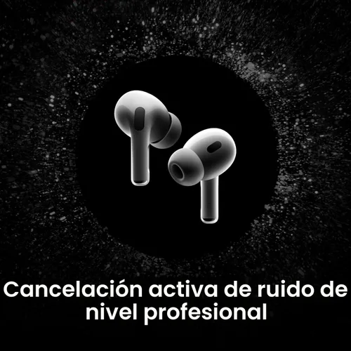 Vista 3 de Apple AirPods Pro - Audífonos inalámbricos con funda de carga MagSafe (reacondicionado)