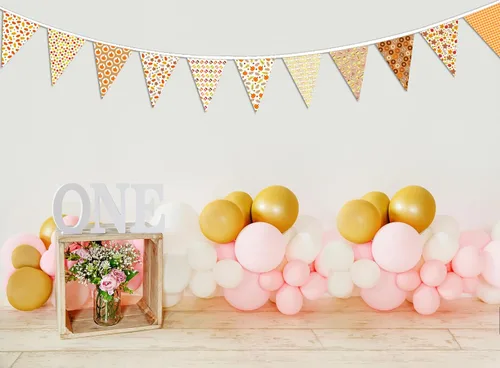 Vista 5 de Decoraciones de fiesta de Hello Fall Banderín triangular de tela para decoración de otoño, boda, fiesta de cumpleaños, día de Acción de Gracias