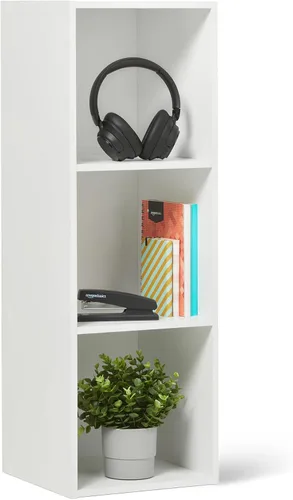 Vista 8 de Amazon Basics - Estantería de 5 cubos compatible con organizadores de almacenamiento de tela, color negro Compatible con organizadores de cubos
