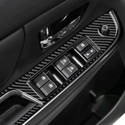 Vista 5 de AIRSPEED Adhesivo para panel de interruptor de control de ventana de puerta Subaru WRX, decoración interior para Subaru WRX Saloon 2018 2019 2020
