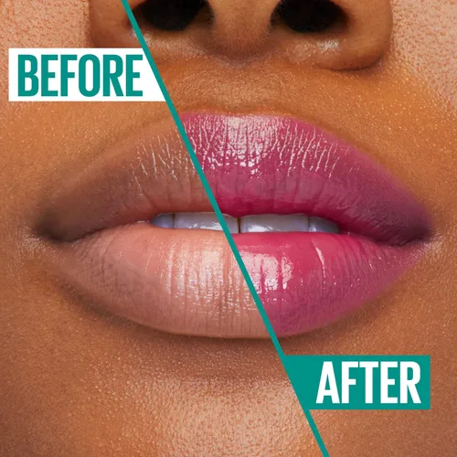 Vista 4 de Maybelline Green Edition Balmy Lip Blush, formulado con aceite de mango, Bonfire, Blue Red, 1 unidad