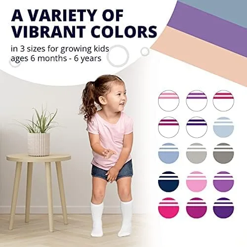 Vista 4 de LA ACTIVE Knee High Grip Socks - Cozy Warm Socks - Baby Toddler Infant Kids
