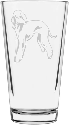 Vista 103 de Podenco Canario - Vaso de pinta de 16 onzas con temática de perro personalizado