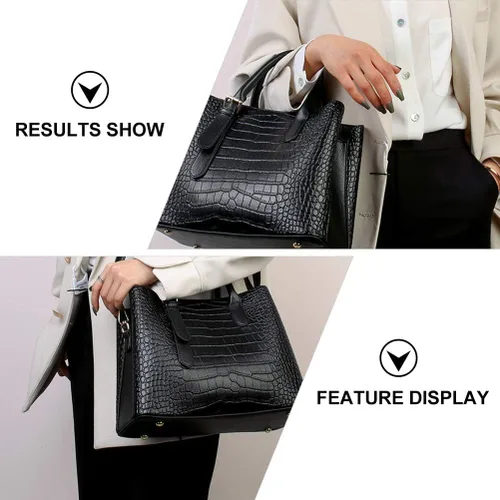 Vista 5 de Bolso bandolera de piel sintética para mujer, bolso de mano de moda, bolso de regalo, lindo portátil para uso diario