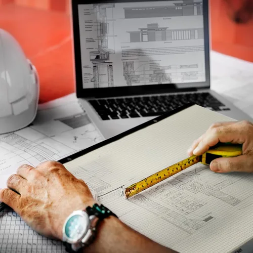 Vista 5 de Fainne Bloc de papel gráfico de ingeniería grande de 22 x 17 pulgadas, paisaje, 4 x 4 pulgadas, cuadrícula, papel de dibujo gigante para ingeniero