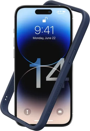 Vista 9 de RhinoShield CrashGuard NX - Funda protectora de diseño delgado absorbente de golpes compatible con iPhone 14 Pro, protección contra caídas de 11