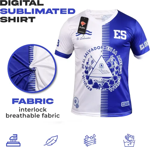 Vista 6 de Fury Camiseta de fútbol - Camisa Salvador - Manga Corta Unisex