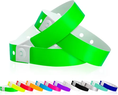 Vista 15 de Paquete variado de 500 pulseras de plástico holográficas para eventos de Paquete variado holográfico de 5