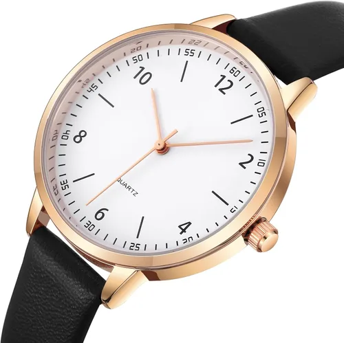 Vista 2 de IBSO Women Watches Leather Mesh Strap Round Case Analog Fashion Ladies Wrist Watches