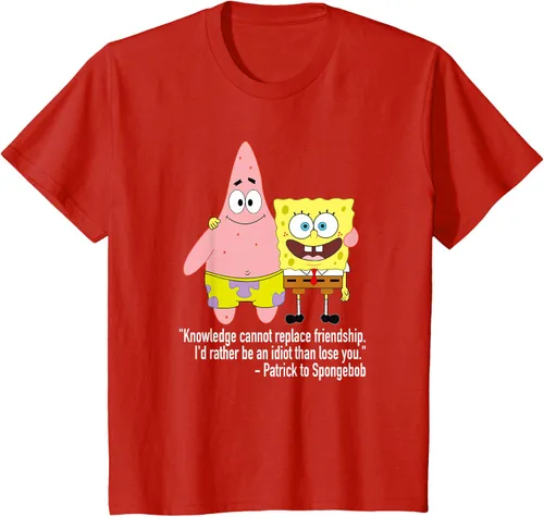 Vista 3 de Mademark x SpongeBob SquarePants - Patrick & SpongeBob - Camiseta de la amistad Asfalto