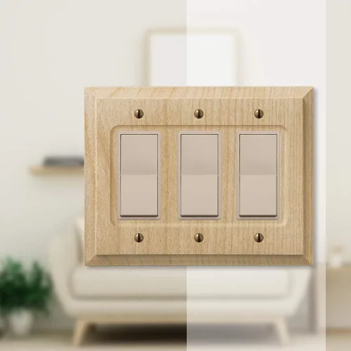 Vista 2 de AMERELLE 180RRR Baker Triple Rocker - Placa de pared de madera sin terminar