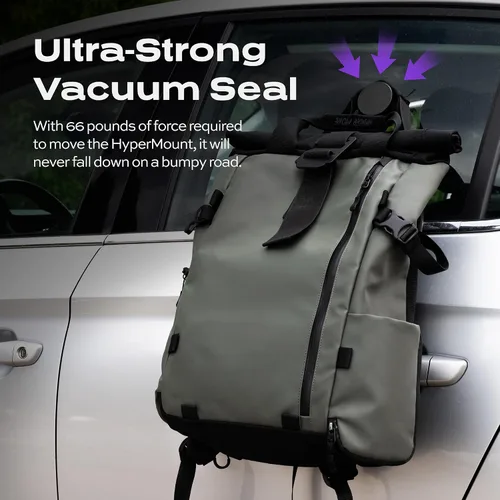 Vista 5 de Statik HyperMount® - Soporte magnético para teléfono, soporte magnético para teléfono con sellado al vacío, úsalo en superficies lisas, compatible
