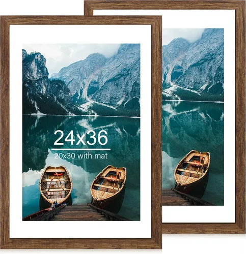 Vista 63 de Hongkee - Juego de 2 marcos de fotos, HK042515-MD5.5X8.5-BK(2PK)