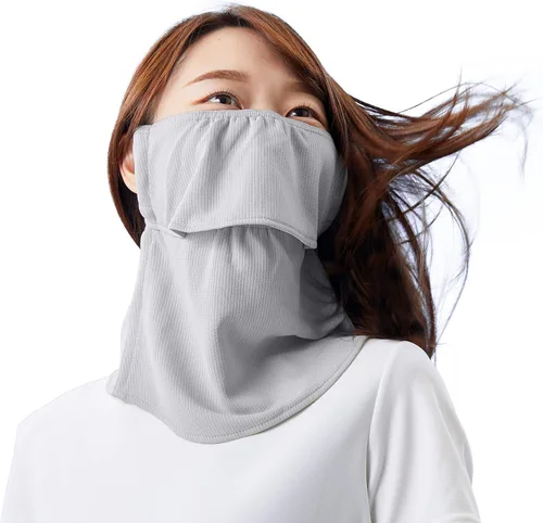 Vista 9 de YAKeNU UV CUT MASK Máscara de protección solar UV para cara y cuello "Yake-nu Standard