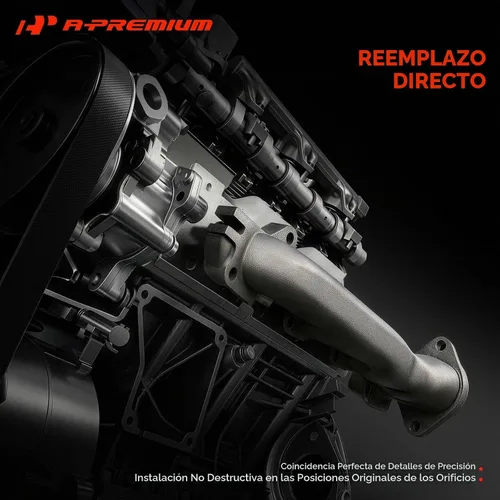 Vista 8 de A-Premium Izquierda [V6 3.6L 3.7L] Kit colector de escape W/juntas