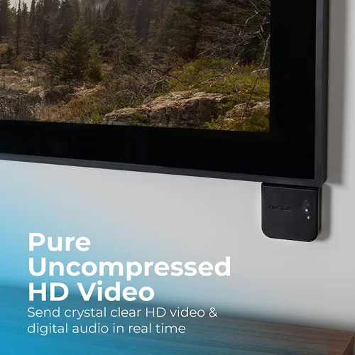 Vista 3 de Aries Home - Transmisor y receptor inalámbrico digital HDMI para transmisión de video HD 1080p, caja de cable, satélite, bluray, DVD, PS3, PS4
