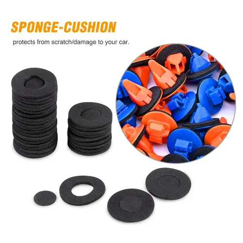 Vista 5 de GOOACC 100 clips de guardabarros compatibles con Toyota 4Runner FJ Cruiser Highlander RAV4 Tacoma, reemplazo 75495-35010 75397-35010