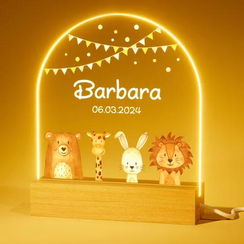 Vista 8 de iDIY Regalos personalizados para el día del padre, sable de luz nocturna 3D con nombre personalizado, lámpara de letrero con texto en inglés "I Am