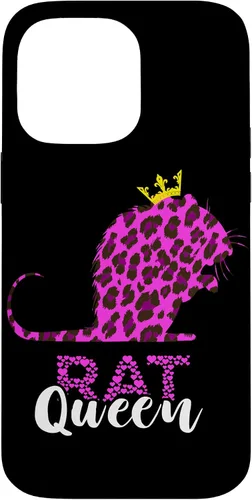 Vista 21 de Rat Queen Crown Leopard Mouse Rat Lover Rodent Rat Owner Case for iPhone 17