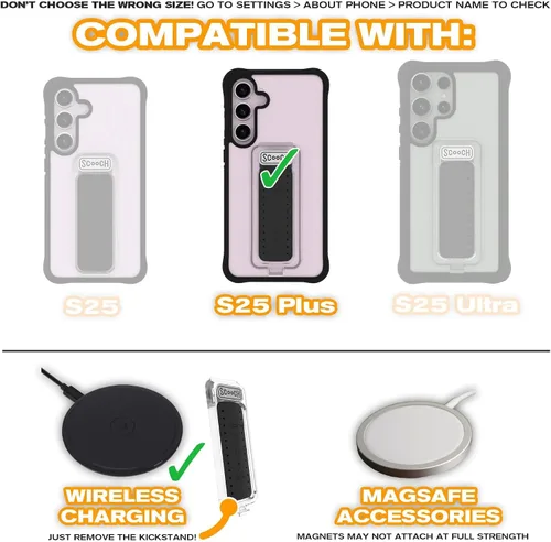 Vista 47 de Scooch Wingman - Funda con función atril para Samsung Galaxy S9 [protección contra caídas de 10 pies] [soporte bidireccional] funda protectora a