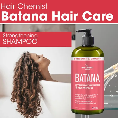 Vista 3 de Hair Chemist Batana Champú Fortalecimiento 33.8 oz. - Champú Fortalecimiento Batana
