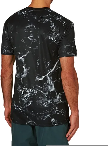 Vista 2 de Armada zona Tech Tee de los hombres, S, Negro lavado