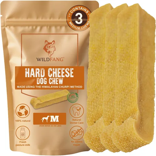 Vista 19 de Wildfang® Yak Chews, XS para perros de menos de 22 libras – Varilla dental para perros, dureza como el queso de yak del Himalaya, palitos de queso