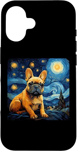 Vista 32 de Van Gogh Dog French Bulldog Case for iPhone 17