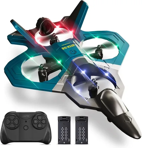 Vista 14 de 4DRC RC Planes Aviones de control remoto para niños y adultos, negro, 2