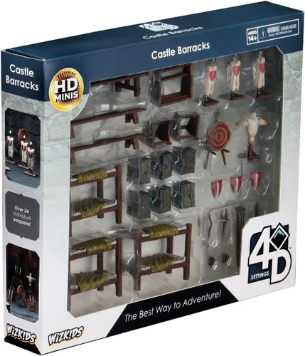 Vista 2 de WizKids Azulejos de brujo: accesorio - Configuración 4D Castle Barracks