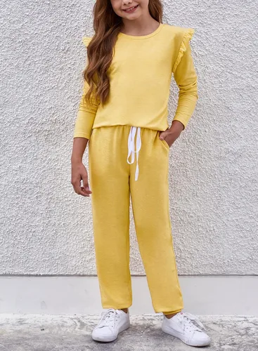Vista 3 de blibean Conjuntos de ropa elegante para niñas de 4 a 13 años